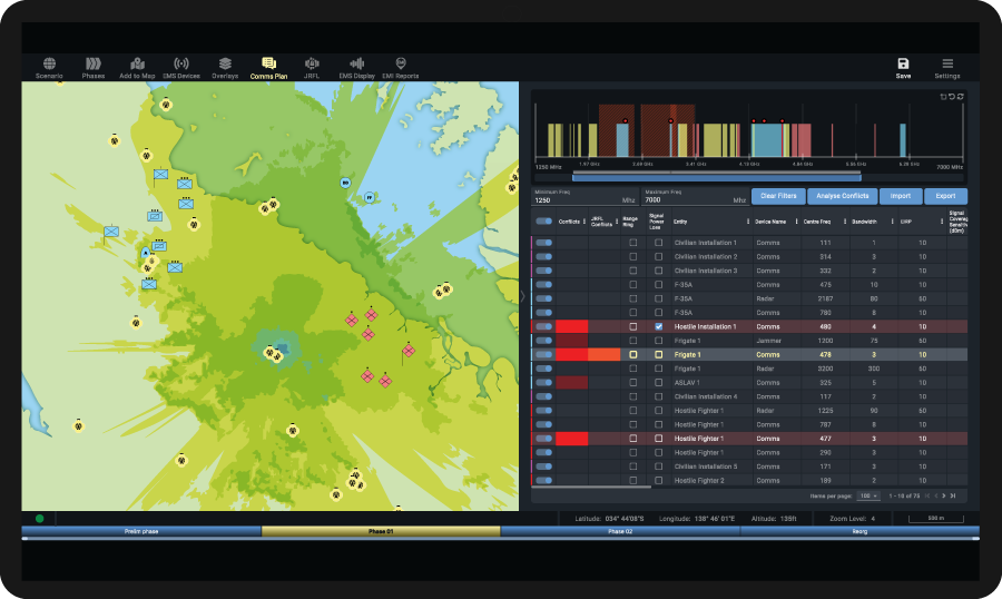 Electromagnetic Battle Management software Electromagnetic Battle Management software